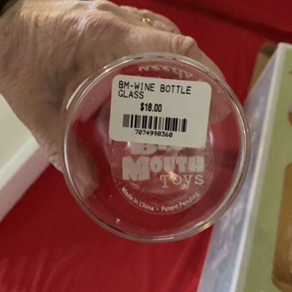 Big Mouth Toys Wine Bottle Glass *New* - Picture 4 of 11